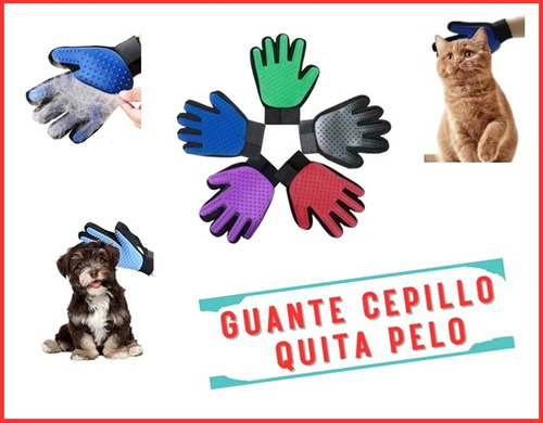 Guante Cepillo Quita Pelo De Perros Y Gatos