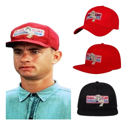 Gorro Jockey Malla Bubba Gump Película Run Forrest Gump