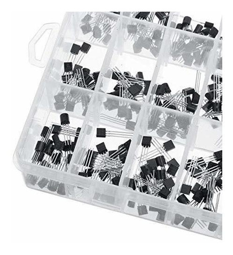 480pcs 24 Tipo Silicio Linea Npn Pnp Transistor Surtido