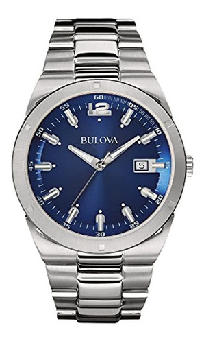 Bulova - Reloj De Cuarzo Japonés Para Hombre, Color Blanco