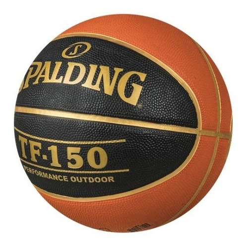 Pelota De Basquet Nba Tf 150 Perform Black Spalding N7 N5