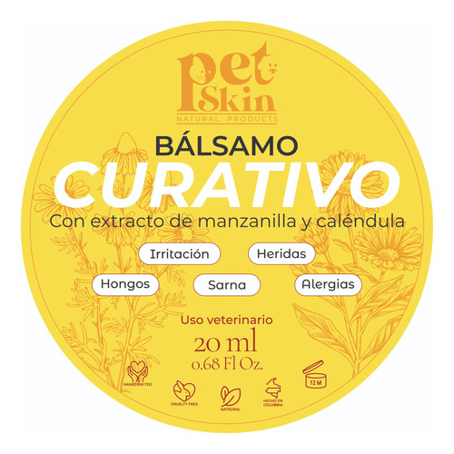 Bálsamo Curativo Mascotas 20ml