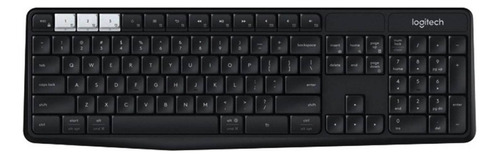 Teclado bluetooth Logitech K375s QWERTY español color grafito y blanco mate