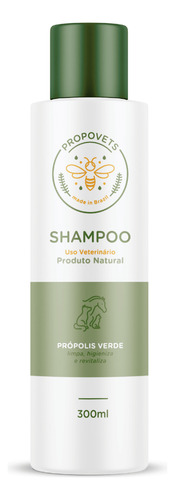 Shampoo Natural Própolis Verde Para Cachorros E Gatos