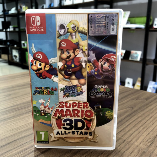 Jogo Super Mario 3d All Stars Switch Mídia Física