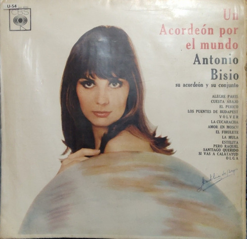 Vinilo Lp De Antonio Bisio   Un Acordeon Por El Mundo (xx93.