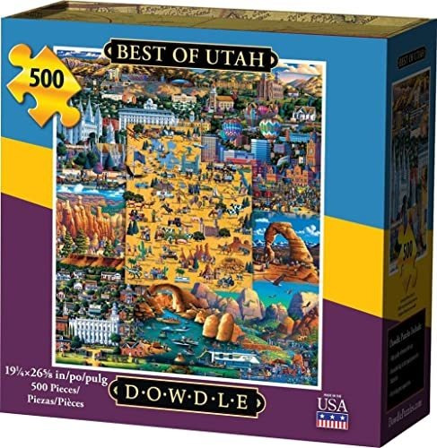 Rompecabezas De Dowdle - Mejor De Utah - 500 X1cff