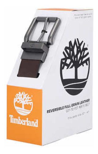 Cinturón De Cuero Clásico Timberland Para Hombre Reversible