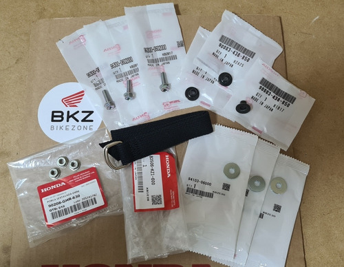 Kit Sujecion Bolso Porta Herramientas Honda Xr 250 Xr 600