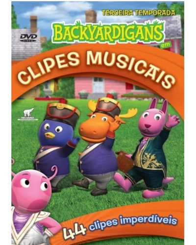 Dvd Backyardigans - Clipes Musicais (temp. 3) - 44 Clipes