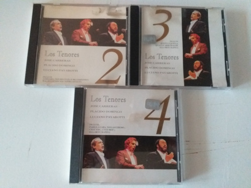 Cd Carreras - Domingo - Pavarotti/   Los Tenores V. 2, 3 Y 4