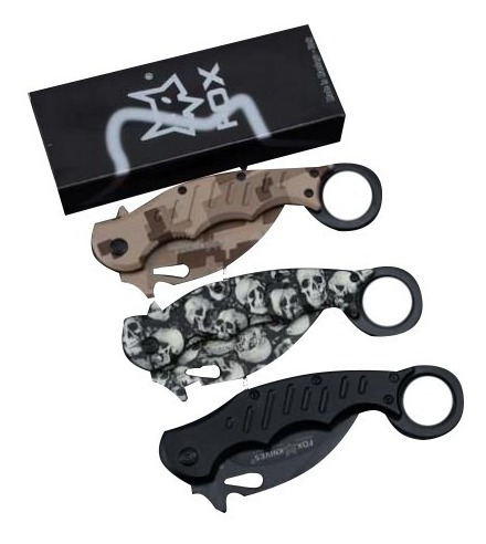 Cuchillo Combate Fox Fa30 Karambit Tactico Counter Strike