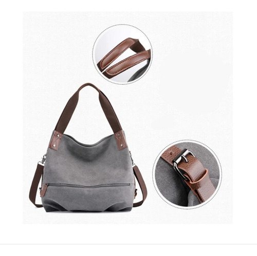 Bolsa Feminina Em Lona De Algodão
