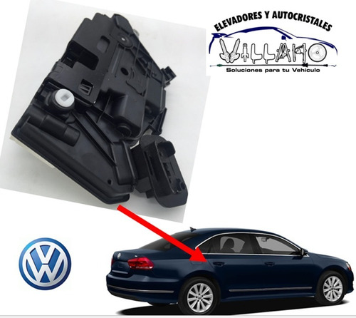 Chapa Cerradura Trasera Copiloto Vw Passat B7-b8 2012