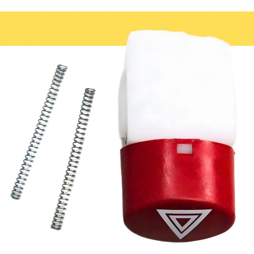 Botão Reparo Pisca Alerta Vermelho Fiat Palio 100185355