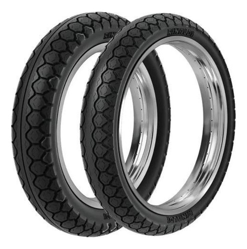 Par Pneu E Câmaras 90/90-18 E 2.75-18 Pd29 Titan Cg Ybr 125