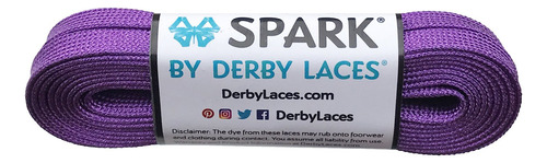 Derby Laces Purple Spark - Cordones Para Zapatos, Patines, .