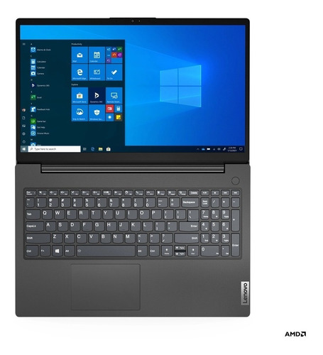 Laptop Lenovo Ryzen 5 15.6 8gb Ram 256gb Ssd W11 Negro