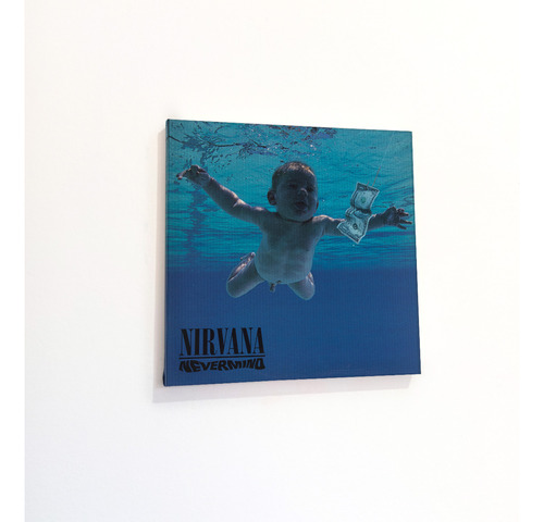 Cuadro Moderno Disco Nirvana Nevermind Musica Cd Tapa Album