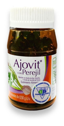 Ajovit Con Perejil / Aceite De Ajo / C/100 Caps Gelcaps