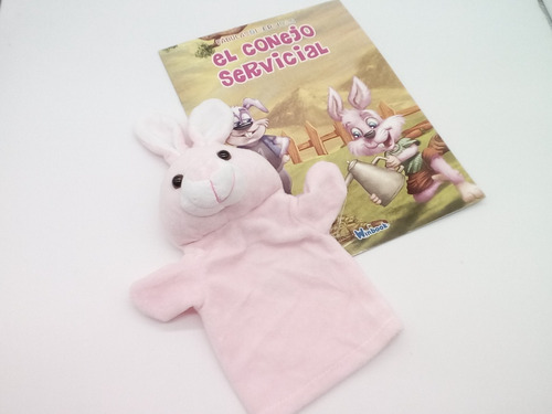 Fabulas Infantiles El Conejo Servicial Libro Con Títere