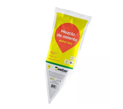 Adhesivo Weber Listo Para Ladrillos 3kg X 6 Unid Pegamento
