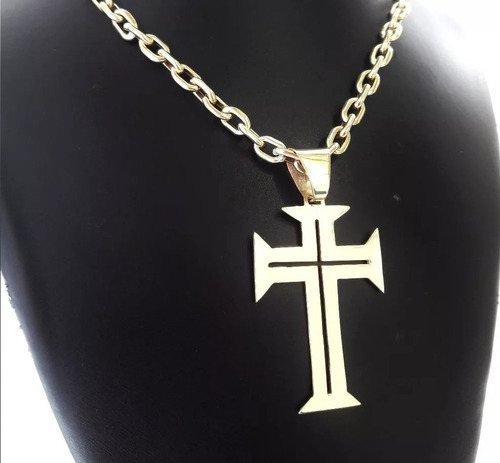 Imagem 4 de 6 de Pingente Cruz Templaria 7 Gramas Ouro 18k 750