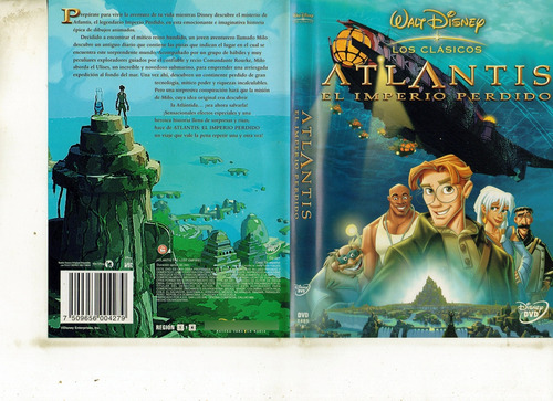 Atlantis El Imperio Perdido (2001) - Dvd Original - Mcbmi