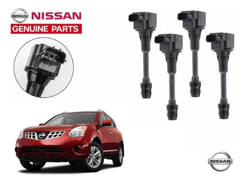 Kit 4 Bobinas De Encendido Nissan Rogue 2.5 2012 Original