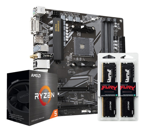 Kit Actualización Gigabyte Gaming Ryzen 5 5600g +b550m +32gb