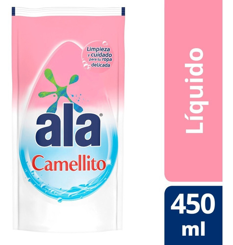 Ala Matic Camellito Jabon Liquido Ropa Fina Lavarropas 450ml