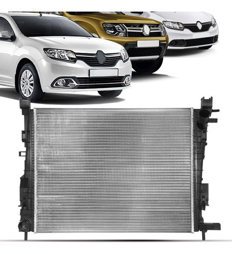 Radiador Sandero 1.6 Logan Duster Oroch 2014 2016 18 2020 Ar