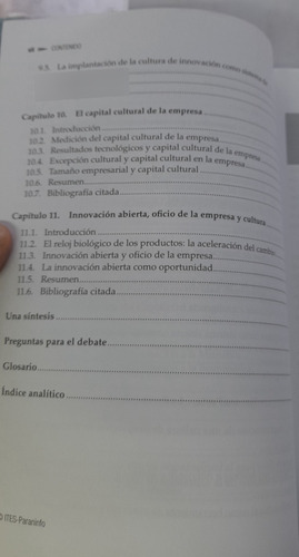 Cultura E Innovacion Empresarial De Patricio Morcillo Usado (Usado)