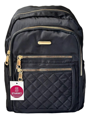 Mochila De Dama Impermeable - Negro