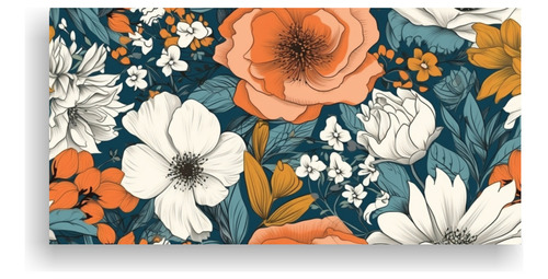 Cuadros Decorativos Con Patrón Floral Dibujado A Mano 20x40
