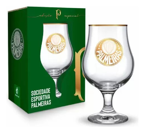 Taca Dublin 400ml Serie Ouro - Palmeiras Verdão Oficial