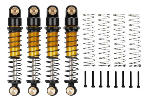 4 Pieces 40mm Metal Shock Absorber For Axial Scx24 C1 1