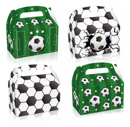 (02 #mold) Cajas Para Regalos De Fútbol, Cajas De Regalo Con