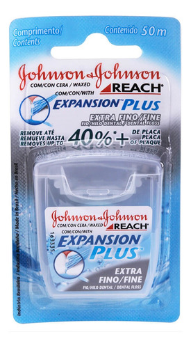 Fio Dental Reach Expansion Plus Extra Fino Johnson's 50m