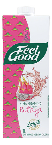 Chá Branco Pitaya Feel Good Caixa 1l