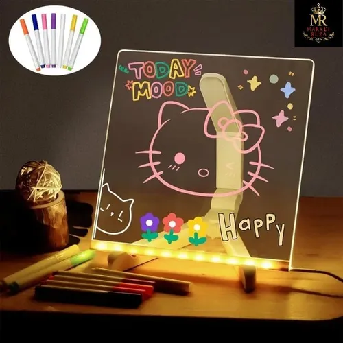 Pizarra Luminosa Led Mágica Kit Dibujo Tablero Transparente | Cuotas sin  interés