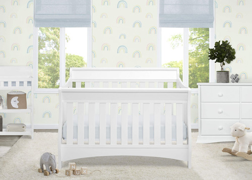 Cuna Delta Children Bentley S Series 4 En 1, Color Blanco