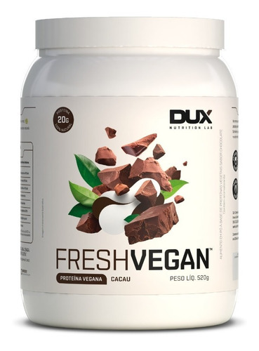 Fresh Vegan (520g) Proteína 100% Vegana - Dux Nutrition