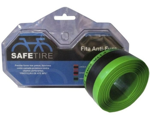 Fita Anti Furo Safe Tire 35mm 26/27.5/29 Verde (par)
