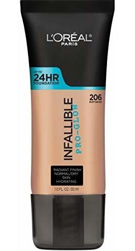 Base Loral Paris Infallible Proglow Beige, 1 Ml De Onça