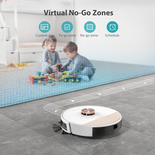 Robot Aspiradora 2500pa Google Home Alexa - Honiture Q6 Lite Blanco