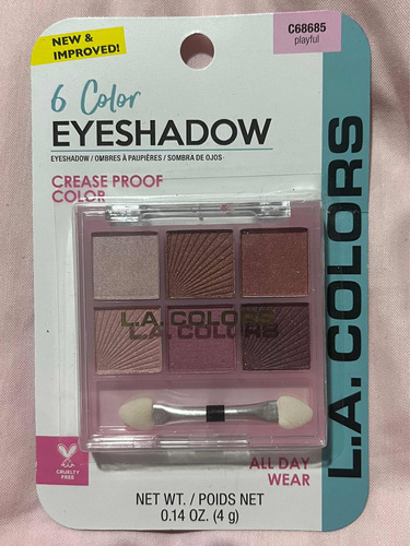 Sombras Maquillaje L.a. Colors 6 Colores Original De U.s.a