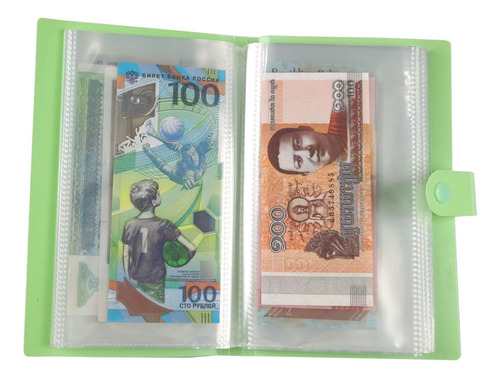 Carpeta De Ahorro De Dinero, Fundas Transparentes Para Moned