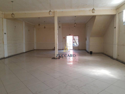 Salão Para Alugar, 300 M² Por R$ 4.000,00/mês - Jardim Bom Clima - Guarulhos/sp - Sl0806