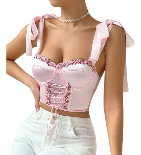 Crop Top Diseño C0014 Pink